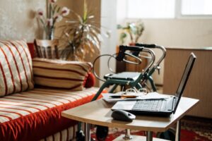 Disability Support Pension Life Insurance, Disability medical insurance policy for Seniors. Laptop