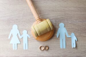 Family divorce concept