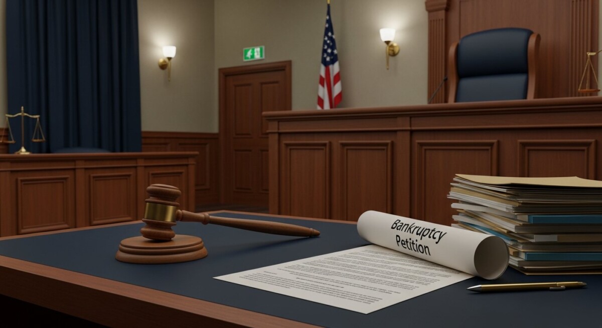 what happens if defendant files bankruptcy