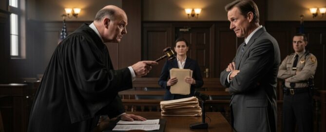 what happens if defendant refuses court orders